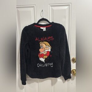 Disney Black and Red Plush Jacket